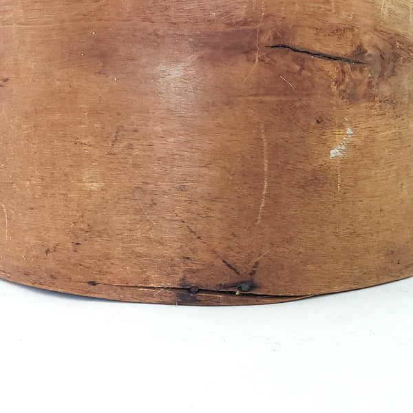 Antique Round Bentwood Pantry Box 9" - Americana Kitchen Storage