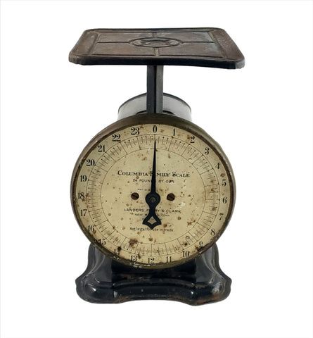 Antique Black Kitchen Scale by Landers, Frary & Clark Early 1900s