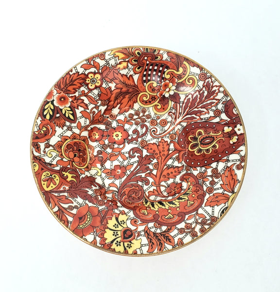 Vintage Alfred Meakin Demitasse Cup & Saucer Set Paisley England