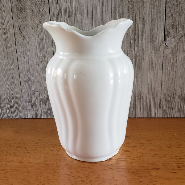 Antique White Ironstone Toothbrush Holder by Johnson Brothers England