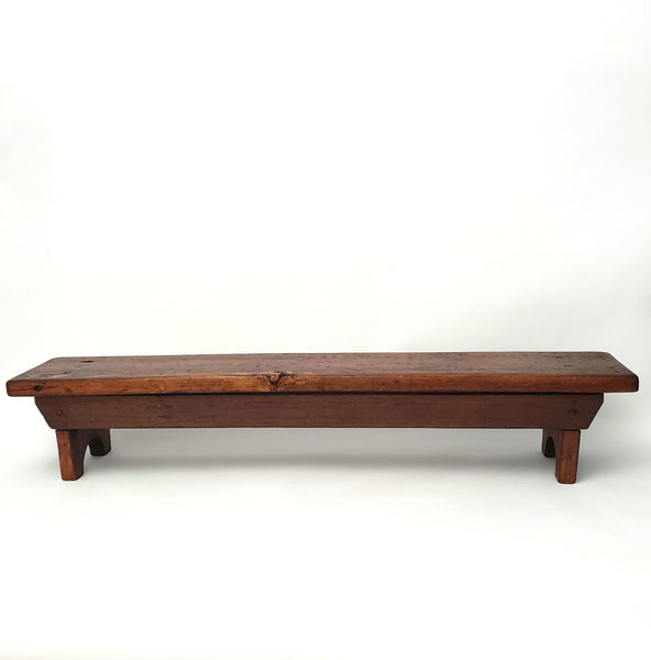 Antique Wooden Kneeling Prayer Bench 33 1/2" Long