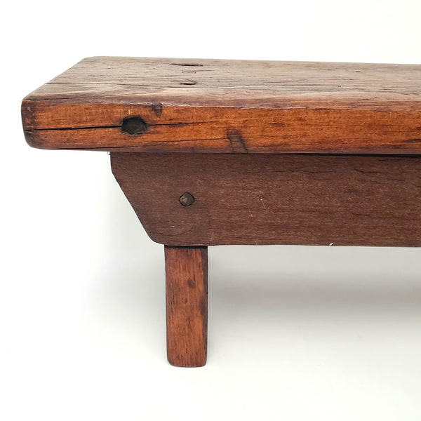 Antique Wooden Kneeling Prayer Bench 33 1/2" Long