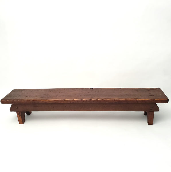 Antique Wooden Kneeling Prayer Bench 33 1/2" Long