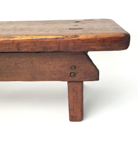 Antique Wooden Kneeling Prayer Bench 33 1/2" Long