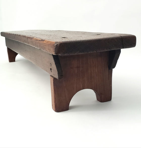 Antique Wooden Kneeling Prayer Bench 33 1/2" Long