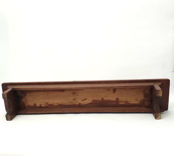 Antique Wooden Kneeling Prayer Bench 33 1/2" Long