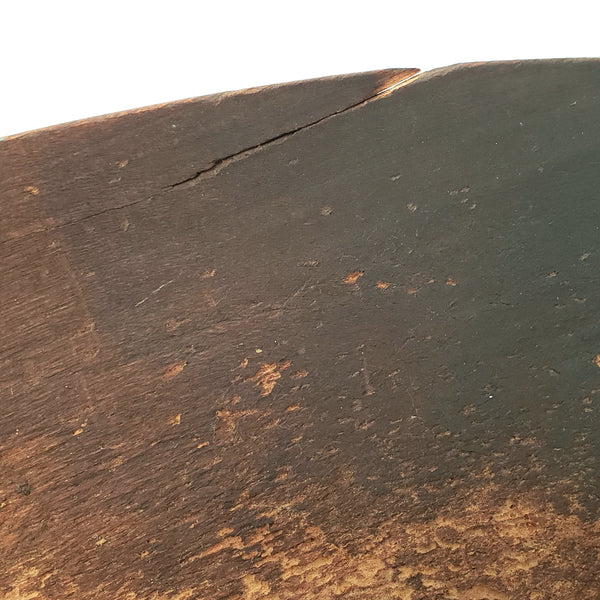 Large Antique Oval Wooden Trencher Dough Bowl 22 inch