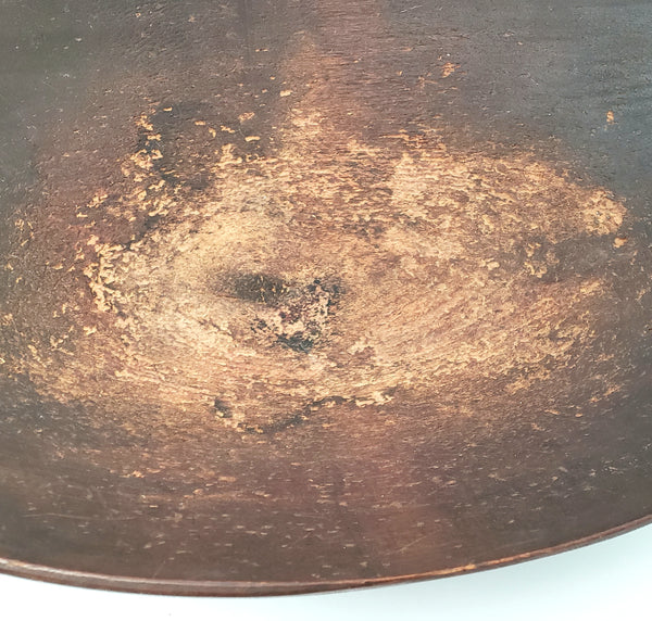 Large Antique Oval Wooden Trencher Dough Bowl 22 inch