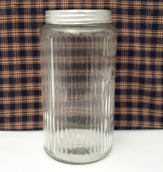 Antique Hoosier Cabinet Traditional Mission Glass Jar by Sneath Glass