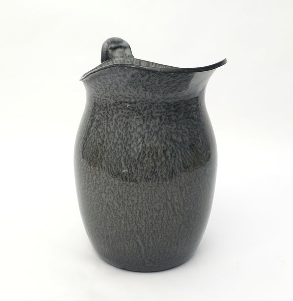 Antique Gray Graniteware Pitcher 7 3/4" by L & G Mfg. Co.