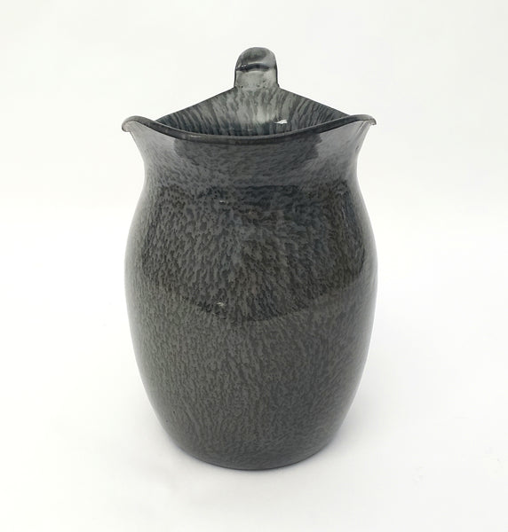 Antique Gray Graniteware Pitcher 7 3/4" by L & G Mfg. Co.