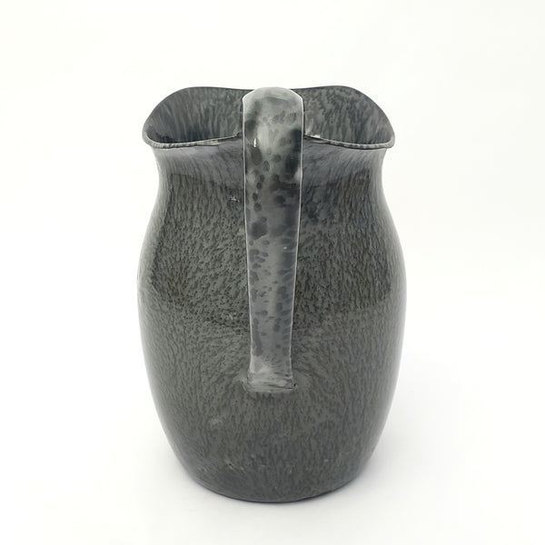 Antique Gray Graniteware Pitcher 7 3/4" by L & G Mfg. Co.