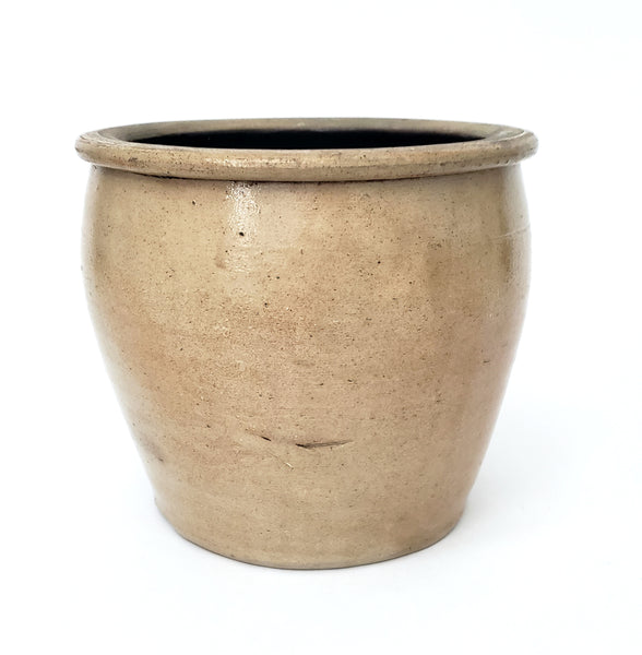 Antique F.H. Cowden Pottery Stoneware Crock 1 Gallon Harrisburg, Pennsylvania