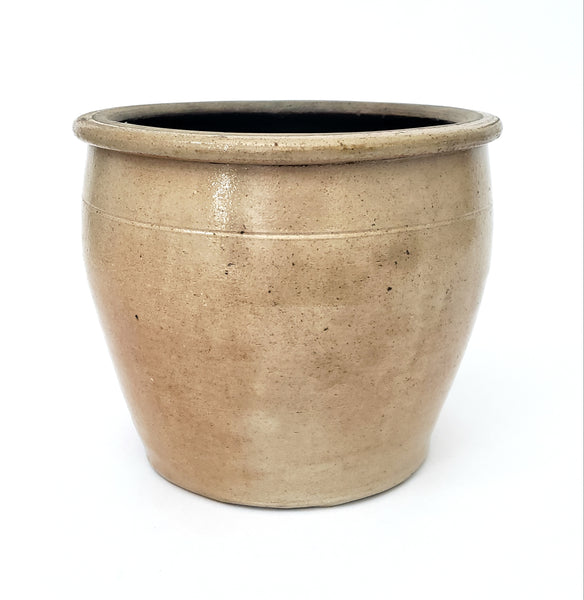 Antique F.H. Cowden Pottery Stoneware Crock 1 Gallon Harrisburg, Pennsylvania