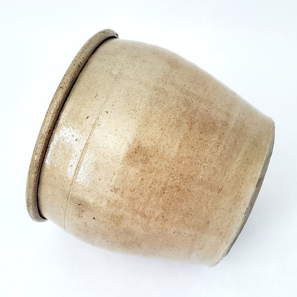 Antique F.H. Cowden Pottery Stoneware Crock 1 Gallon Harrisburg, Pennsylvania