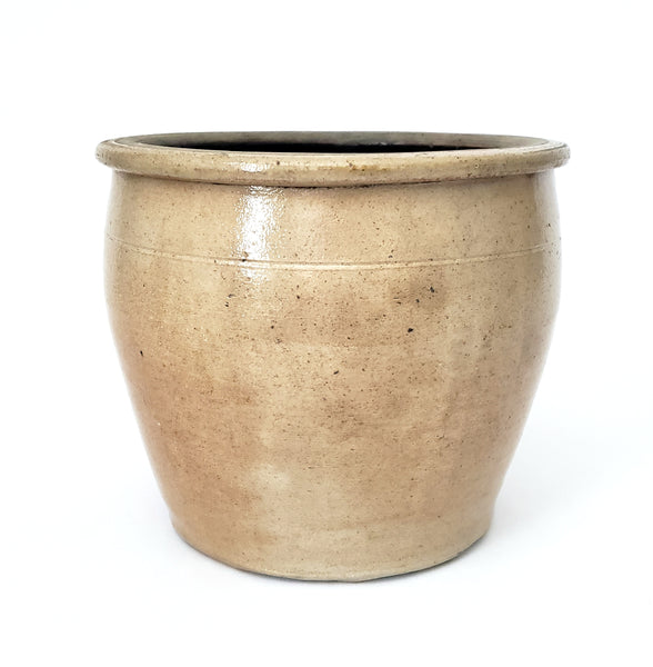 Antique F.H. Cowden Pottery Stoneware Crock 1 Gallon Harrisburg, Pennsylvania