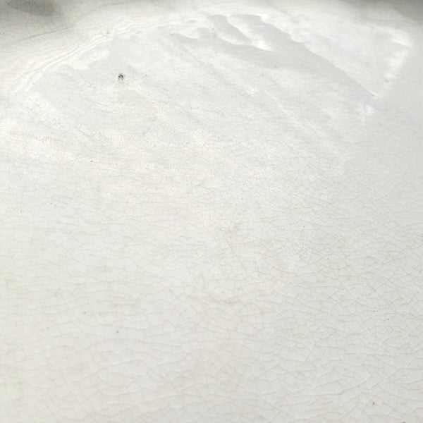 Antique White Ironstone Salad Plates Set of 6 Wheat CERES Shape Turner, Goddard & Co. England