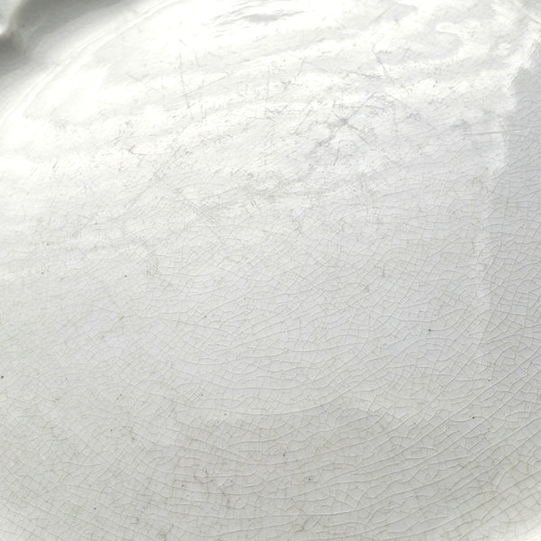 Antique White Ironstone Salad Plates Set of 6 Wheat CERES Shape Turner, Goddard & Co. England