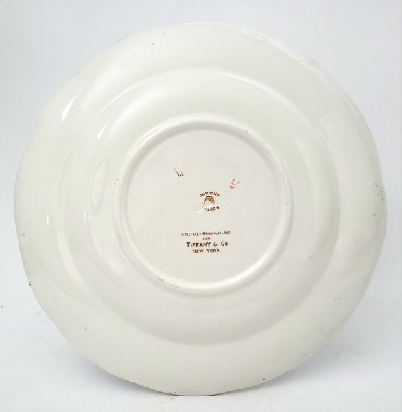 Antique Hand Painted Plates Set of 6 Made for Tiffany NY by Booths Ltd England