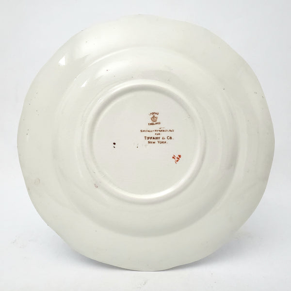 Antique Hand Painted Plates Set of 6 Made for Tiffany NY by Booths Ltd England