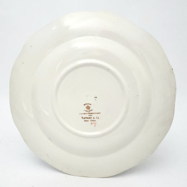 Antique Hand Painted Plates Set of 6 Made for Tiffany NY by Booths Ltd England
