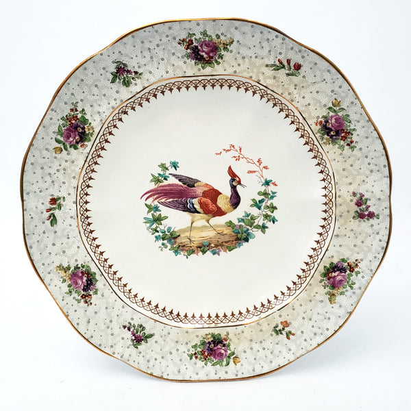 Antique Hand Painted Plates Set of 6 Made for Tiffany NY by Booths Ltd England