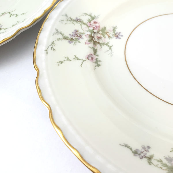 Arcadian OLD ROSE Salad Plate Set of 8 Newark, New York 1950s-1960s
