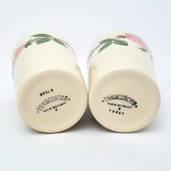 Vintage Franciscan DESERT ROSE Hand Painted Ceramic Tumblers Set of 6