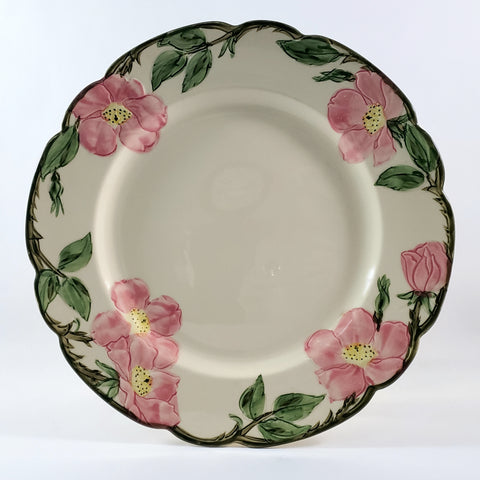 Vintage Franciscan Desert Rose Hand Painted Dinner Plate 10 1/2 USA 1940s