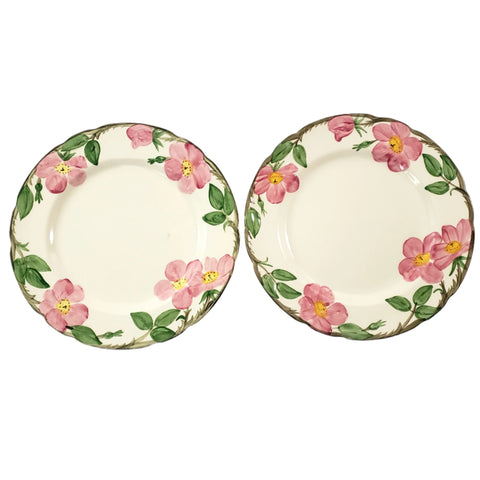 Vintage Franciscan Desert Rose Hand Painted Dinner Plate TV Mark