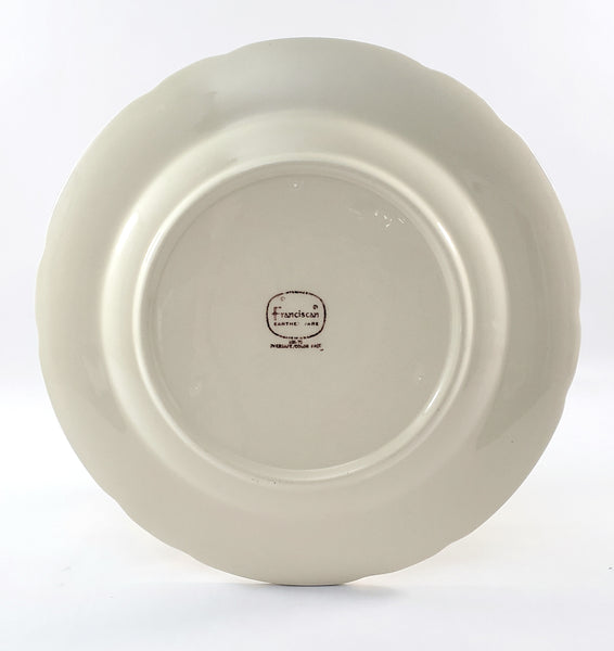 Vintage Franciscan Desert Rose Hand Painted Dinner Plate TV Mark