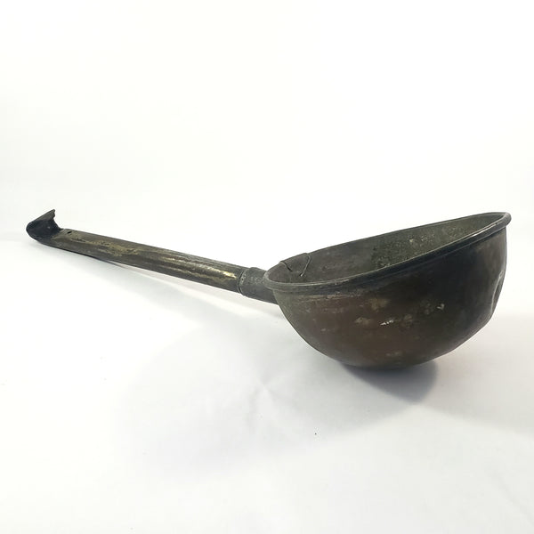 Old Hand Forged Dipper Ladle 23" Long Large Cup Holds 1 Quart