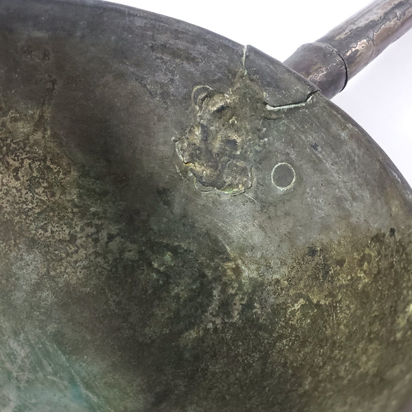 Old Hand Forged Dipper Ladle 23" Long Large Cup Holds 1 Quart