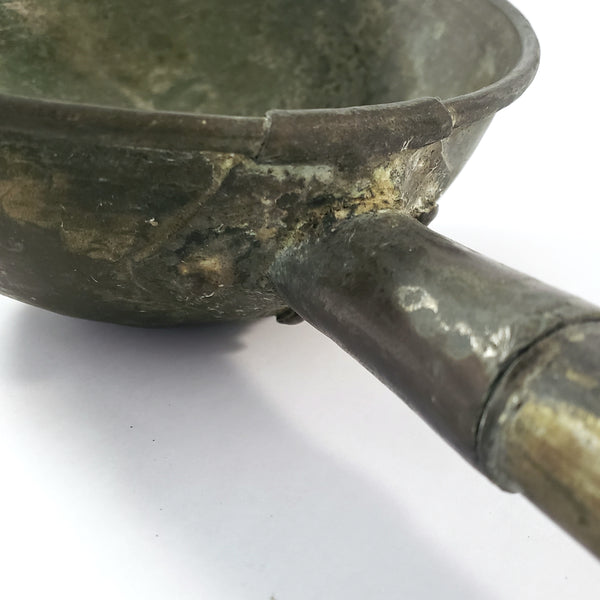 Old Hand Forged Dipper Ladle 23" Long Large Cup Holds 1 Quart