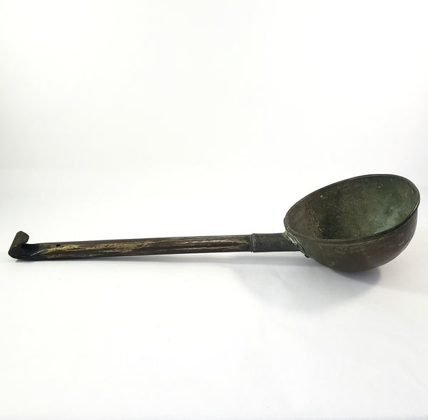 Old Hand Forged Dipper Ladle 23" Long Large Cup Holds 1 Quart