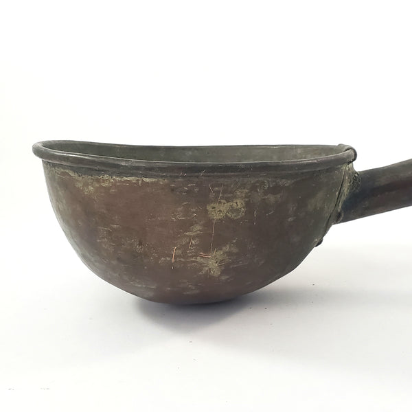 Old Hand Forged Dipper Ladle 23" Long Large Cup Holds 1 Quart