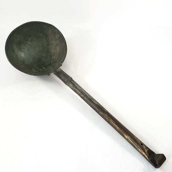 Old Hand Forged Dipper Ladle 23" Long Large Cup Holds 1 Quart