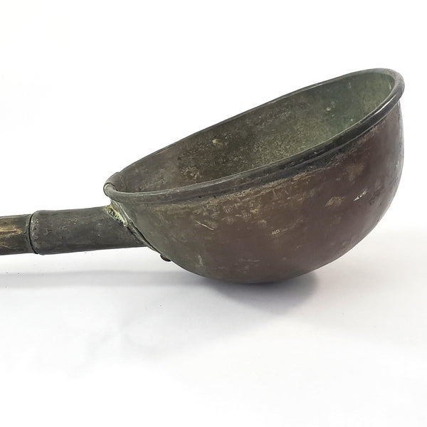 Old Hand Forged Dipper Ladle 23" Long Large Cup Holds 1 Quart