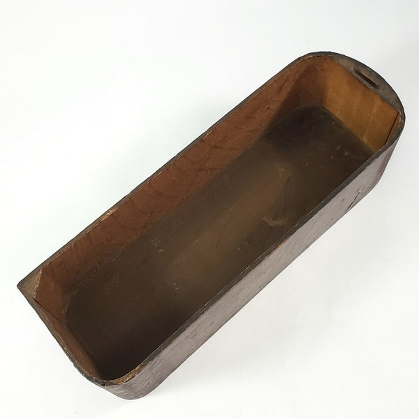Antique Wooden Tiger Oak Sewing Machine Cabinet Drawer Cast Iron Ram Head Pull