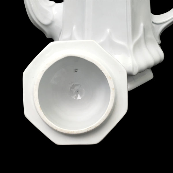 Antique White Ironstone Tea Pot Sydenham Shape by T&R Boote English Registry Mark