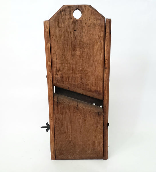 Antique Wooden Slaw Board Cabbage Cutter 20 inches Rustic Farmhouse