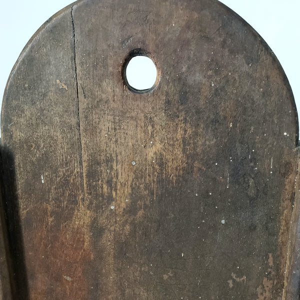 Old Rustic Wooden Slaw Board Cabbage Cutter Tombstone Top 18 inches