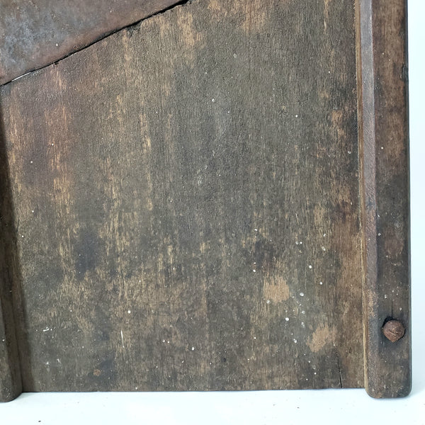 Old Rustic Wooden Slaw Board Cabbage Cutter Tombstone Top 18 inches