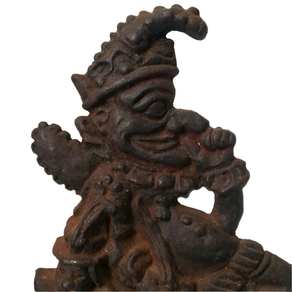 Mid-Century Punch & Judy Cast Iron Bookends by Robert Emig Reading, PA
