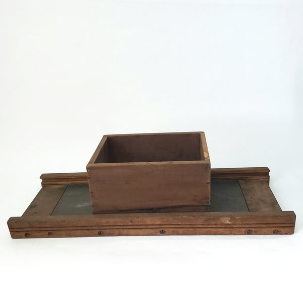 Antique Wooden Cabbage Kraut Cutter Tucker & Dorsey Indianapolis Indiana