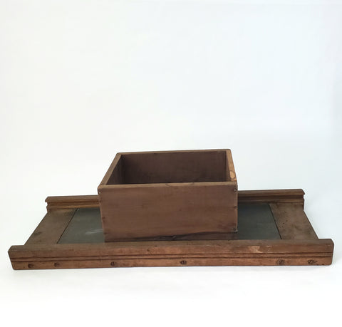 Antique Wooden Cabbage Kraut Cutter Tucker & Dorsey Indianapolis Indiana