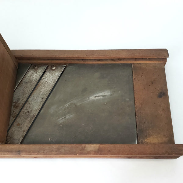 Antique Wooden Cabbage Kraut Cutter Tucker & Dorsey Indianapolis Indiana