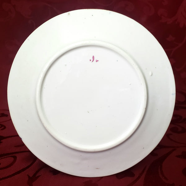 Antique Gaudy Welsh Side Plates Saucers 10 piece Staffordshire England