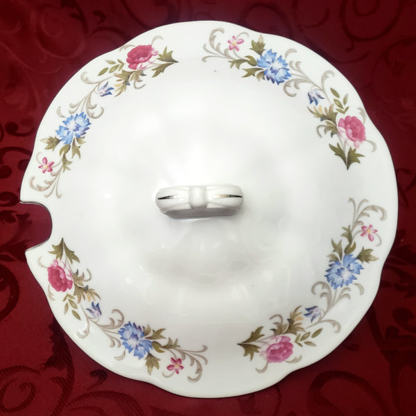 Vintage Porcelain Lidded Soup Tureen Ladle & Underplate "Marjorie" by Favolina Poland