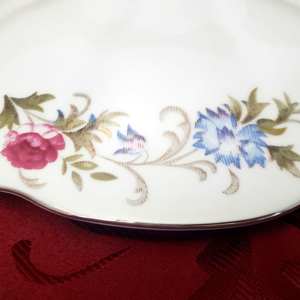 Vintage Porcelain Lidded Soup Tureen Ladle & Underplate "Marjorie" by Favolina Poland